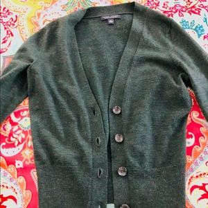 Banana Republic green cardigan